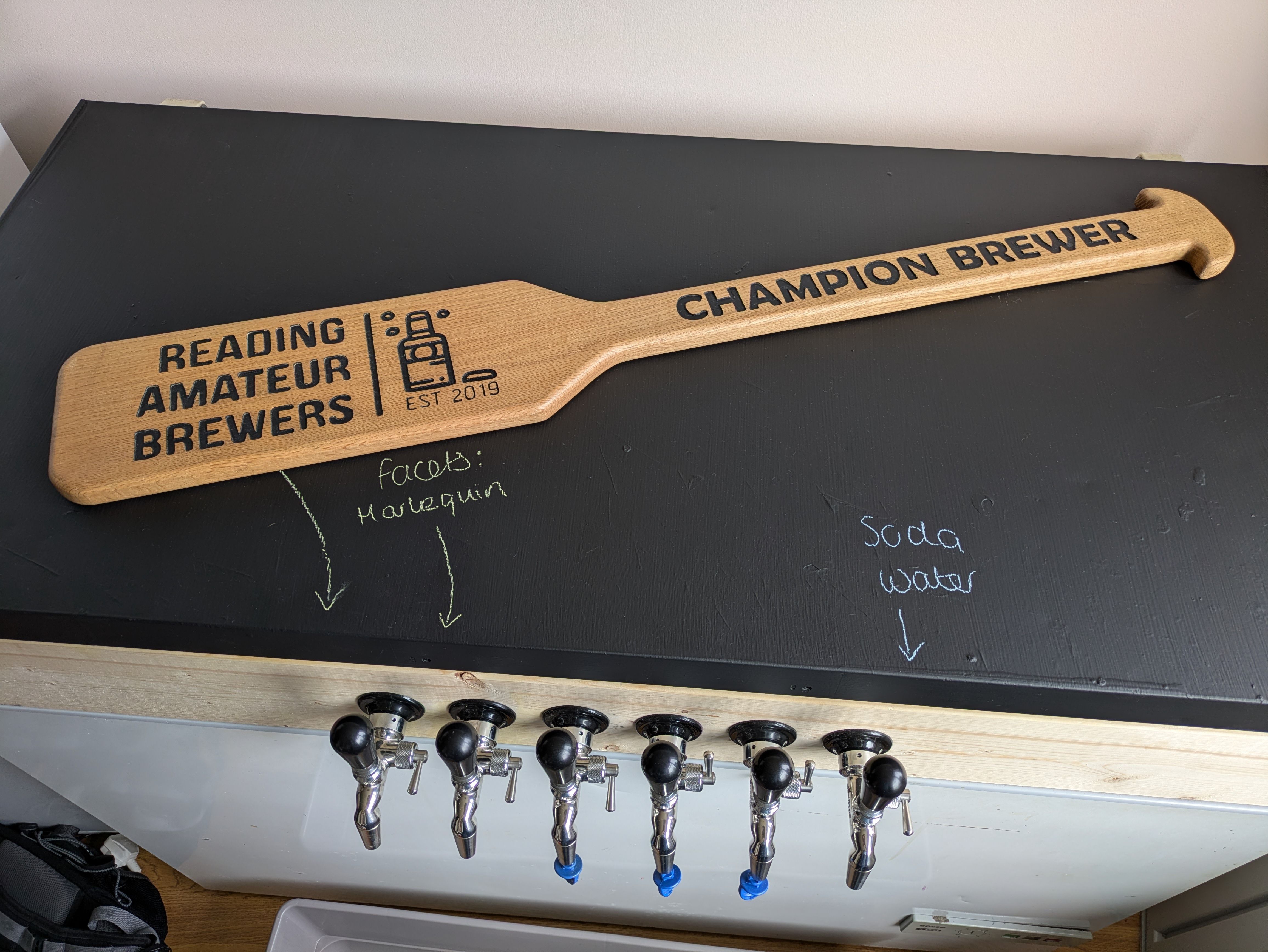 The RAB Champion Brewer paddle.
