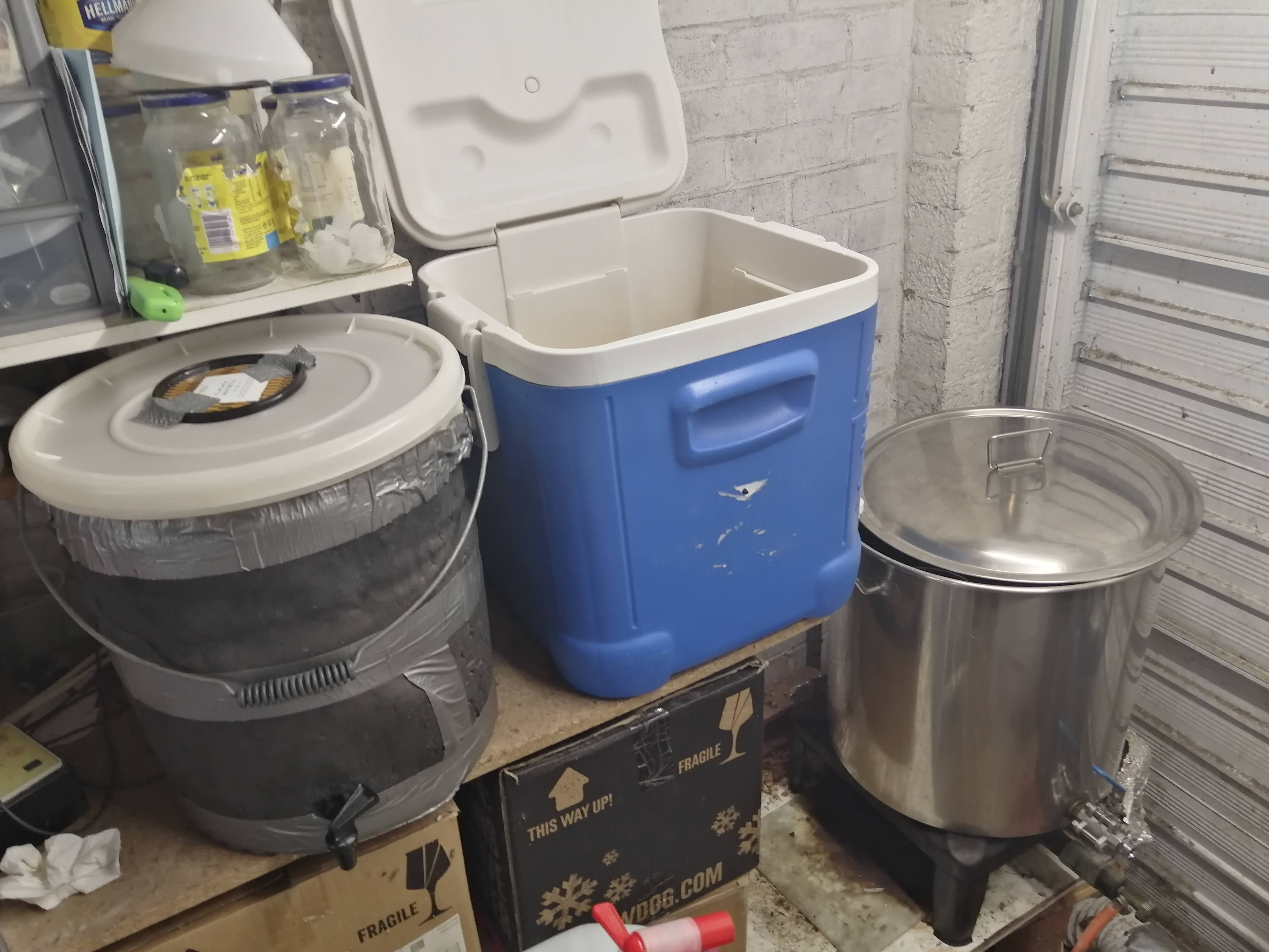 My 3-tier brewing system with 70l boiler